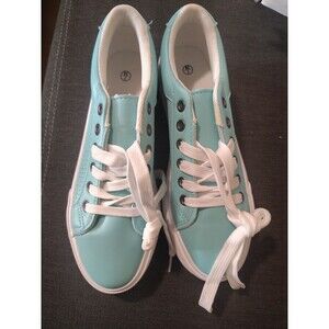 Adokoo  Platform Sneakers Shoes for Women Size 7 New 1 Day Fast Shipping Green